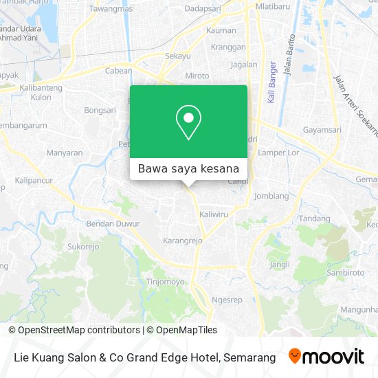 Peta Lie Kuang Salon & Co Grand Edge Hotel