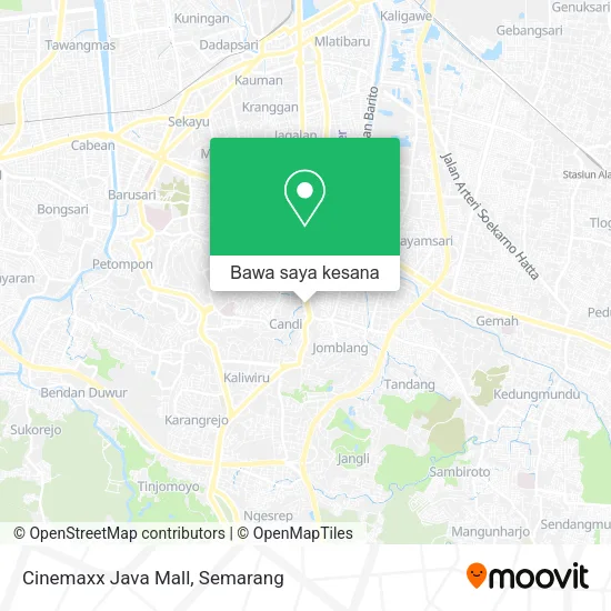 Peta Cinemaxx Java Mall