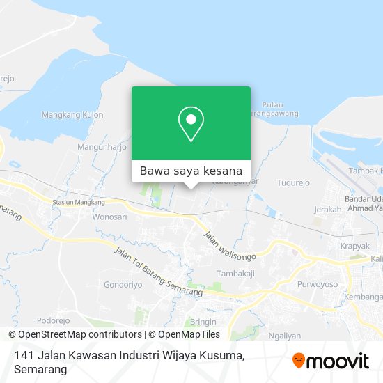 Peta 141 Jalan Kawasan Industri Wijaya Kusuma