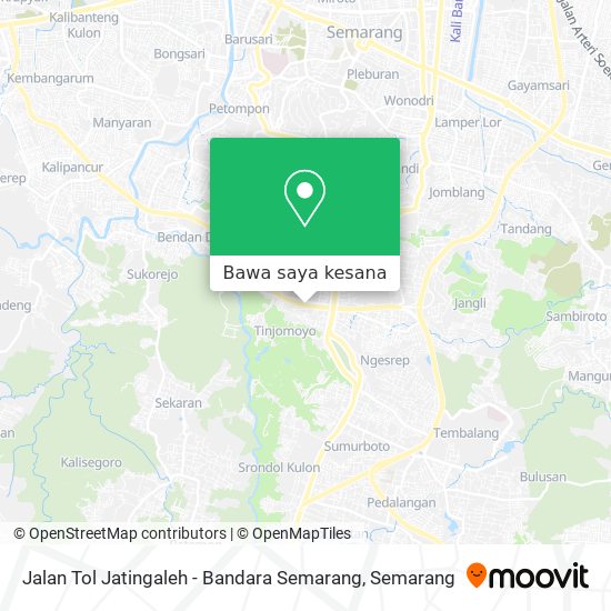 Peta Jalan Tol Jatingaleh - Bandara Semarang