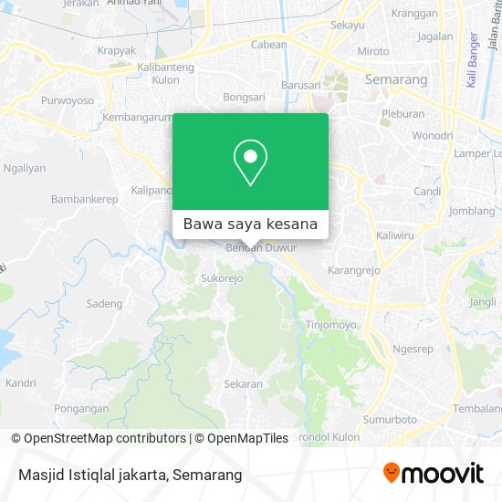 Peta Masjid Istiqlal jakarta