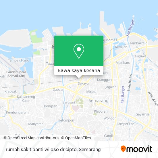 Peta rumah sakit panti wiloso dr.cipto