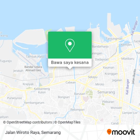 Peta Jalan Wiroto Raya