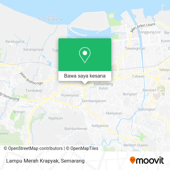 Peta Lampu Merah Krapyak