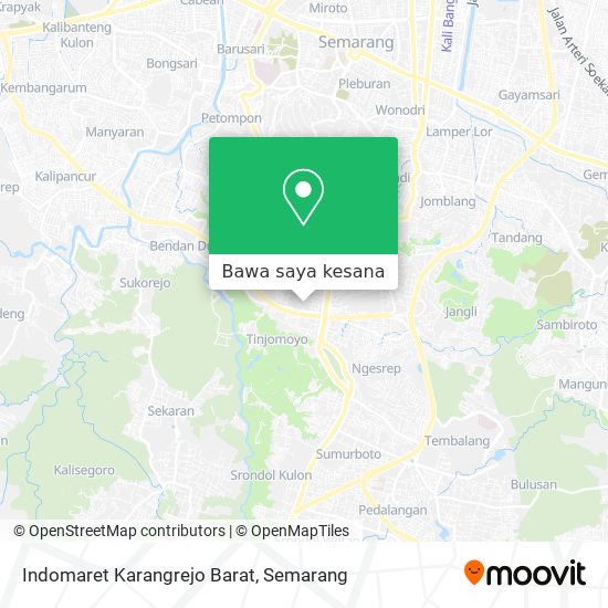Peta Indomaret Karangrejo Barat