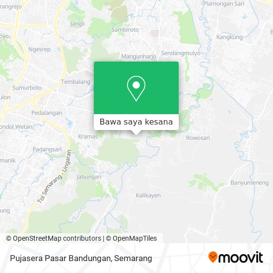 Peta Pujasera Pasar Bandungan