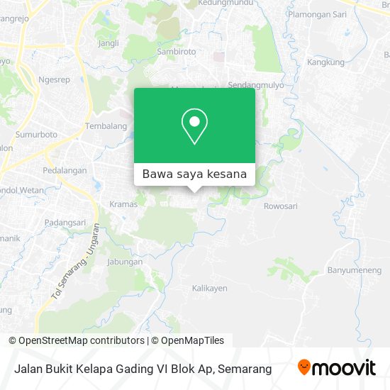Peta Jalan Bukit Kelapa Gading VI Blok Ap