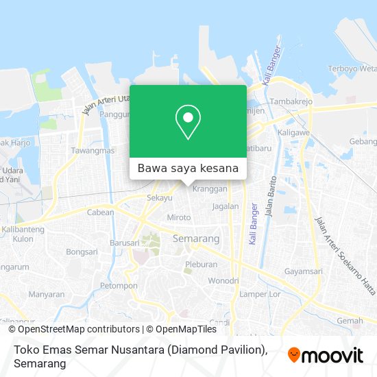 Peta Toko Emas Semar Nusantara (Diamond Pavilion)