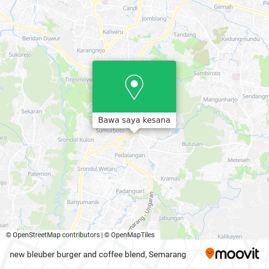 Peta new bleuber burger and coffee blend