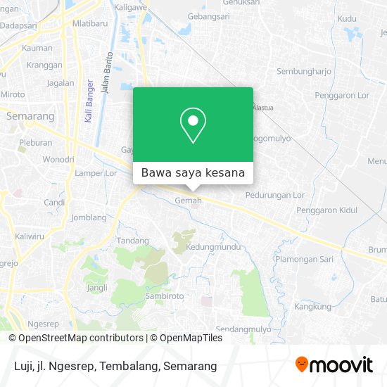 Peta Luji, jl. Ngesrep, Tembalang