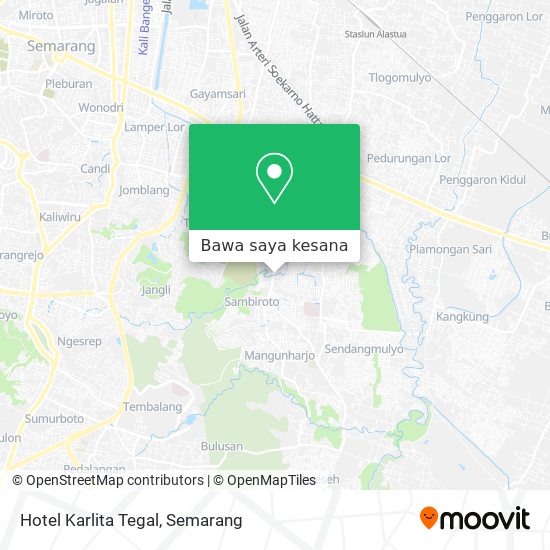 Peta Hotel Karlita Tegal