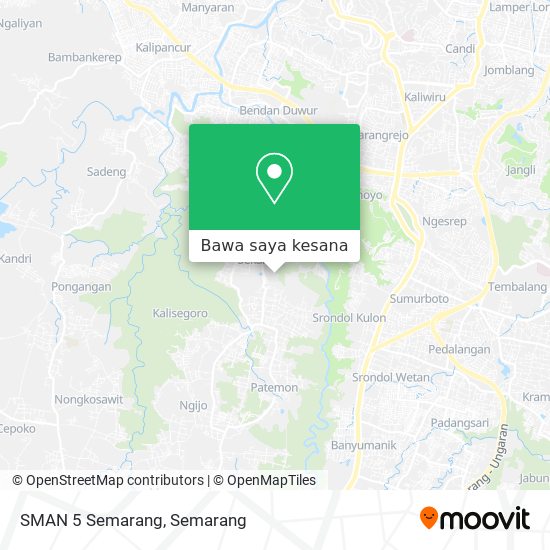 Peta SMAN 5 Semarang
