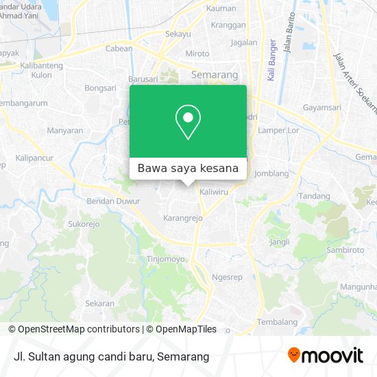 Peta Jl. Sultan agung candi baru