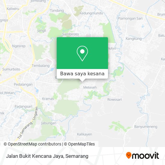 Peta Jalan Bukit Kencana Jaya