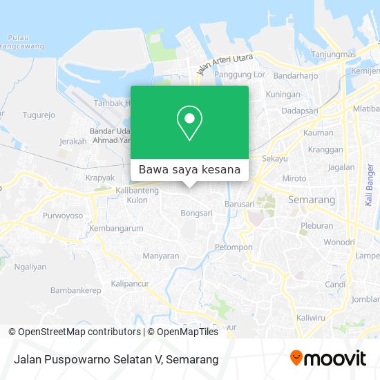 Peta Jalan Puspowarno Selatan V