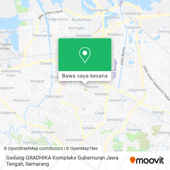 Peta Gedung GRADHIKA Kompleks Gubernuran Jawa Tengah