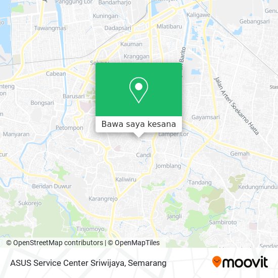 Peta ASUS Service Center Sriwijaya