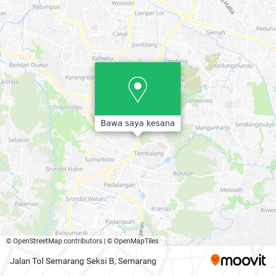 Peta Jalan Tol Semarang Seksi B