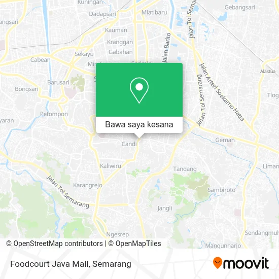 Peta Foodcourt Java Mall