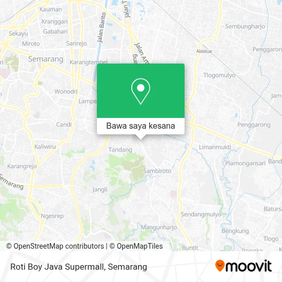 Peta Roti Boy Java Supermall