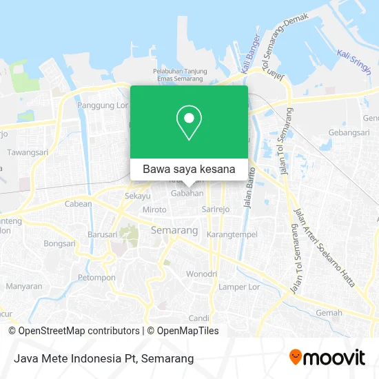 Peta Java Mete Indonesia Pt