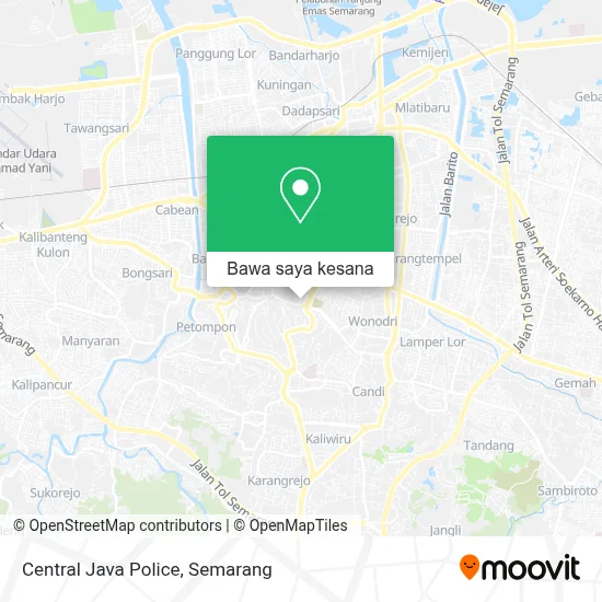 Peta Central Java Police