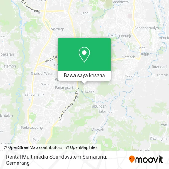 Peta Rental Multimedia Soundsystem Semarang