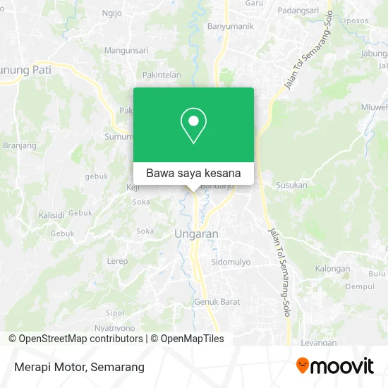 Peta Merapi Motor