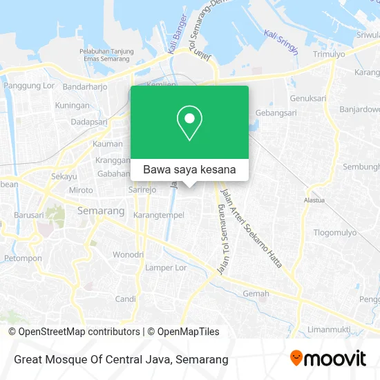 Peta Great Mosque Of Central Java