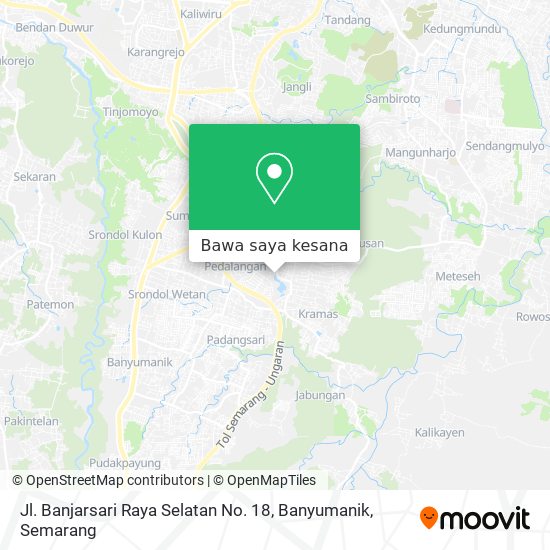 Peta Jl. Banjarsari Raya Selatan No. 18, Banyumanik