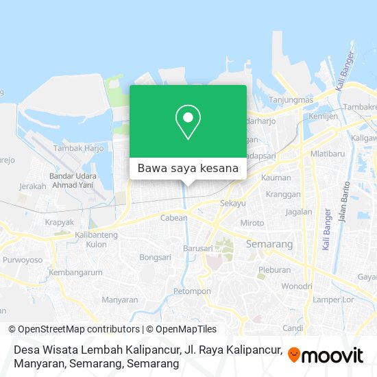 Peta Desa Wisata Lembah Kalipancur, Jl. Raya Kalipancur, Manyaran, Semarang