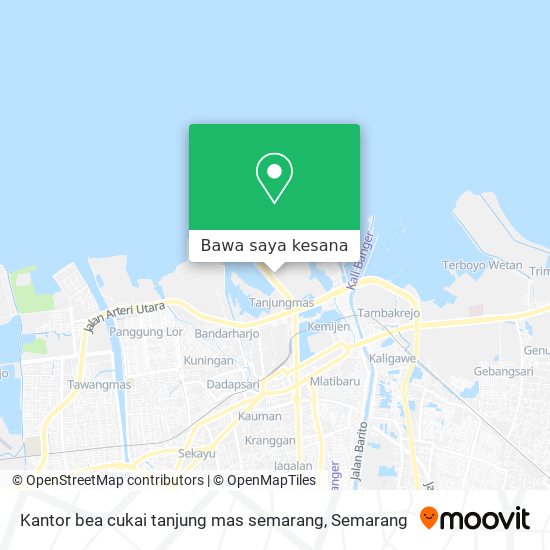 Peta Kantor bea cukai tanjung mas semarang