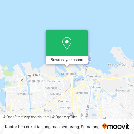 Peta Kantor bea cukai tanjung mas semarang