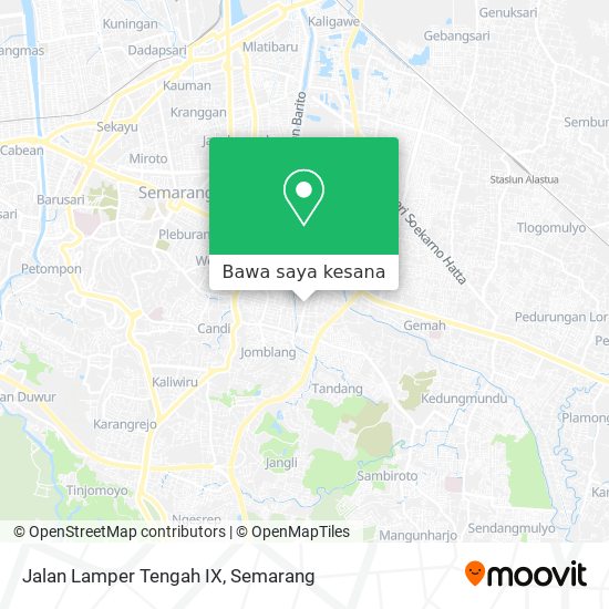 Peta Jalan Lamper Tengah IX