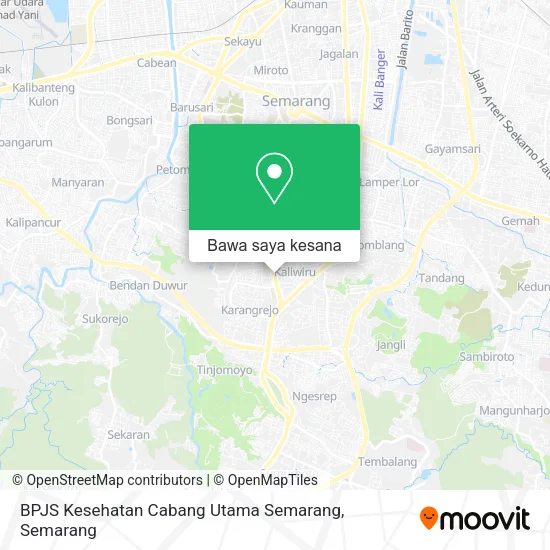 Peta BPJS Kesehatan Cabang Utama Semarang