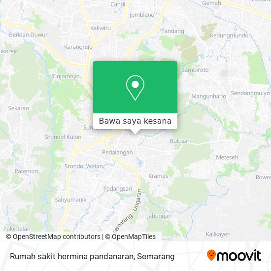 Peta Rumah sakit hermina pandanaran