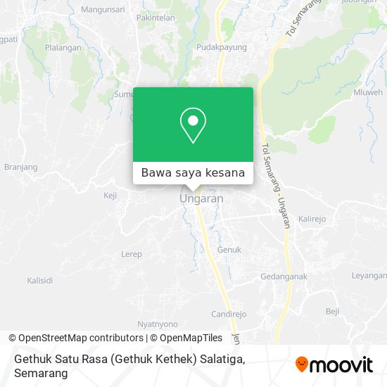 Peta Gethuk Satu Rasa (Gethuk Kethek) Salatiga