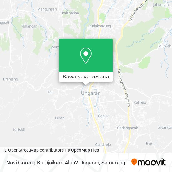 Peta Nasi Goreng Bu Djaikem Alun2 Ungaran