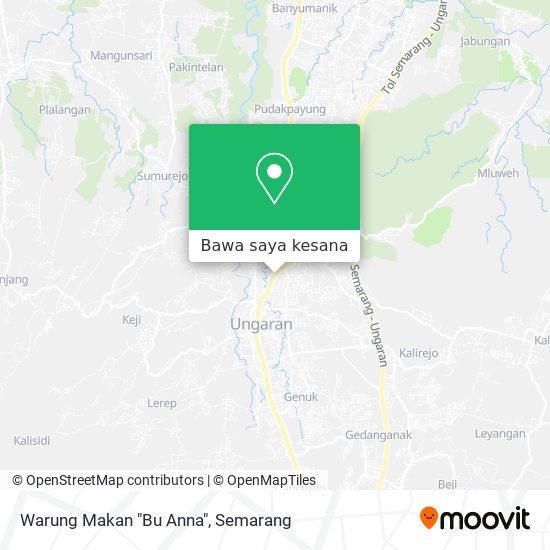 Peta Warung Makan "Bu Anna"