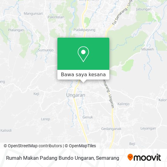 Peta Rumah Makan Padang Bundo Ungaran