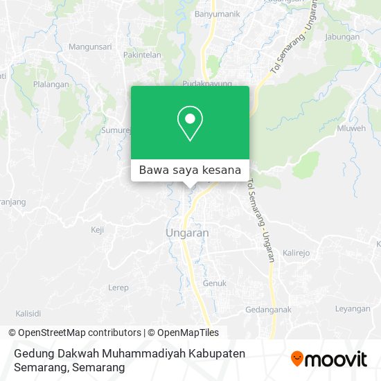Peta Gedung Dakwah Muhammadiyah Kabupaten Semarang