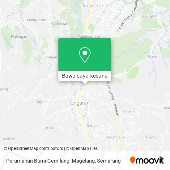 Peta Perumahan Bumi Gemilang, Magelang