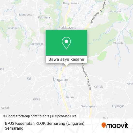 Peta BPJS Kesehatan KLOK Semarang (Ungaran)