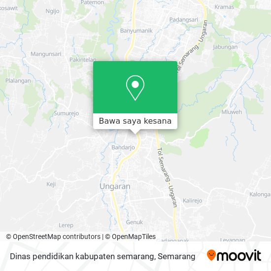 Peta Dinas pendidikan kabupaten semarang