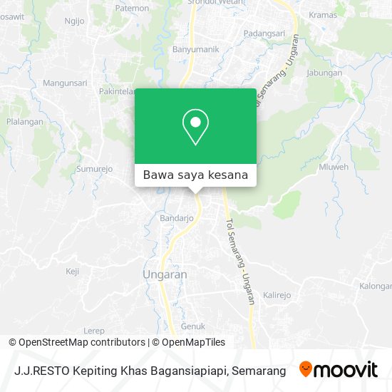Peta J.J.RESTO Kepiting Khas Bagansiapiapi