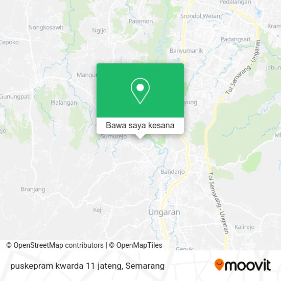 Peta puskepram kwarda 11 jateng