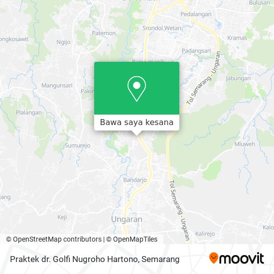 Peta Praktek dr. Golfi Nugroho Hartono