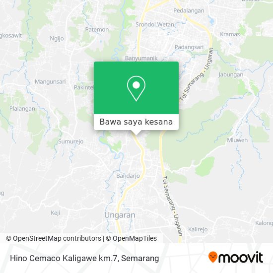 Peta Hino Cemaco Kaligawe km.7