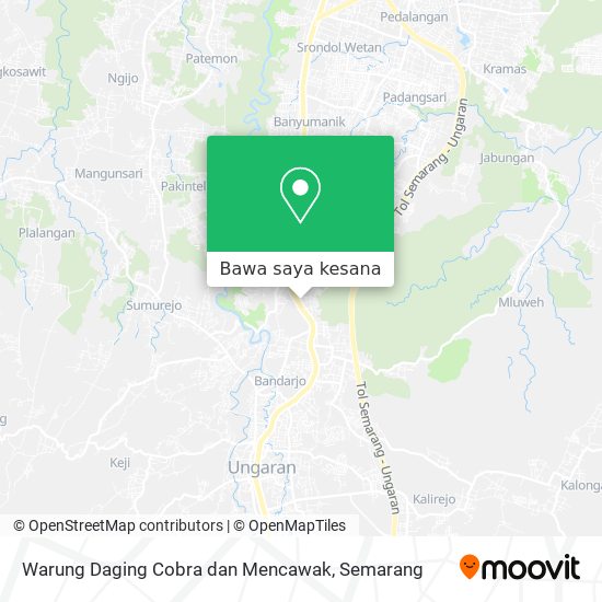 Peta Warung Daging Cobra dan Mencawak