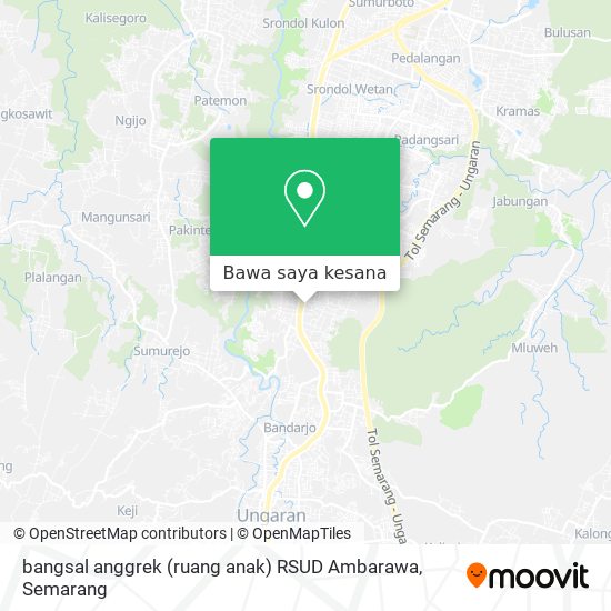 Peta bangsal anggrek (ruang anak) RSUD Ambarawa
